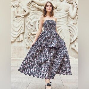 Eddy Daisy Dress Black Rose Floral